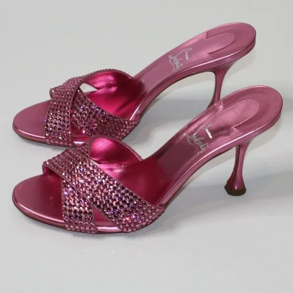 Christian Louboutin Mariza Is Back Slide Sandals Shoes EU 41 / US 11 MSRP $1495 - Picture 5 of 7